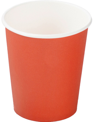Стакан бумажный, 250 мл, d 80 мм, Verde Vita, красный, (50 шт в уп)
