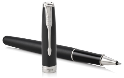 KALAM.KZ - Ручка роллерная Parker Sonnet Matte Black CT, 0,8 мм F, черная, 1931523