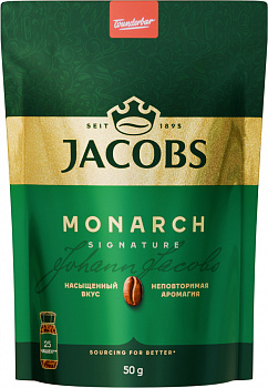 KALAM.KZ - Кофе растворимый JACOBS Monarch 50гр. м/у