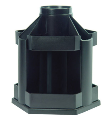 Подставка для канц.принадлежностей, 120x140мм, 10 отделов, пластик Стамм Maxi