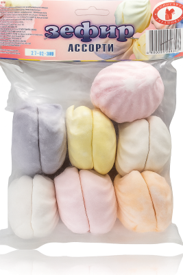 Зефир "Ассорти" ТМ "Конфетки бараночки" 300гр*10