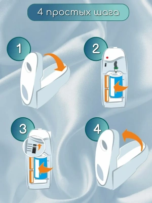 KALAM.KZ - Освежитель воздуха 250мл, До-Ре-Ми сменный для automatic "Нежные обьятия"