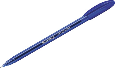 KALAM.KZ - Ручка шариковая, 0.7мм, синяя, Berlingo "City Style"