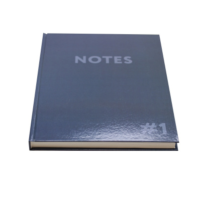 Книга для записей А4(210х290), 160л, клетка, тв.обложка, In grey, Эксмо