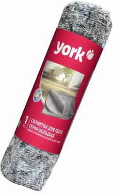 Тряпка для пола 60*75см, хлопок, 1 шт. 260г/м2, York
