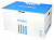 KALAM.KZ - Архивный короб, 555x360x315мм, картон, белый/голубый Donau, PBS