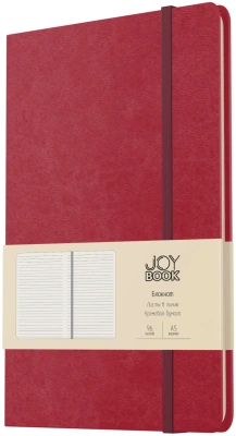 Книга для записей А5(135х213), 96л., обл. иск. кожа, пряное вино, Joy Book ЭКСМО