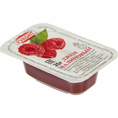 KALAM.KZ - Джем порционный 20гр.10 шт./уп Малина, Руконт