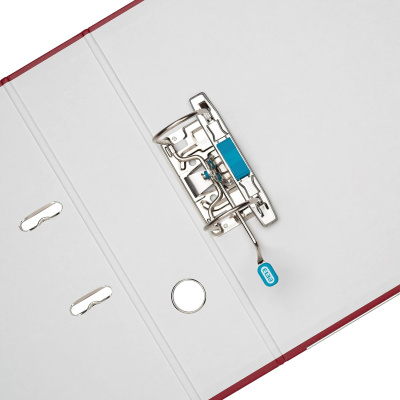 KALAM.KZ - Регистратор A4, 80мм, PVC/Paper, бордовый Hamelin