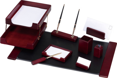 KALAM.KZ - Набор настольный 9 предметов, красное дерево Good Sunrise