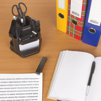 KALAM.KZ - Набор настольный 14 предметов, пластик, черный, STAFF купить KALAM.KZ - Набор настольный 14 предметов, пластик, черный, STAFF