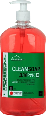 Мыло жидкое 1л Арбуз, с дозатором "Clean Soap"