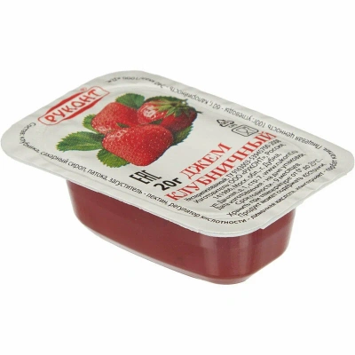 KALAM.KZ - Джем порционный 20гр.10 шт./уп Клубника, Руконт