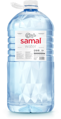 Вода минеральная без газа, 6 л., Samal
