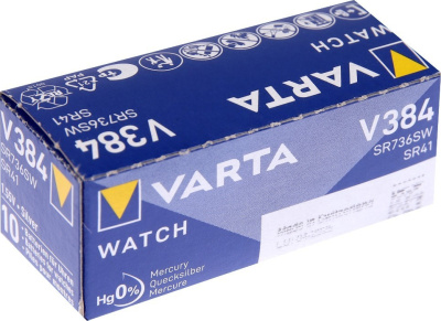 KALAM.KZ - Батарейка SR936, 394V, Alkaline (в коробочке 10шт) Varta (часовая) цена за 1 шт