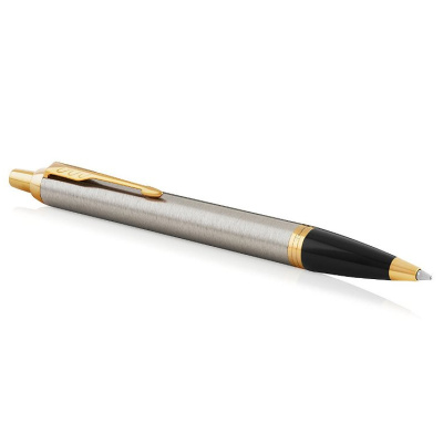 KALAM.KZ - Ручка шариковая Parker IM Brushed Metal GT, 1,0 мм М, синяя 1931670