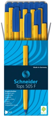KALAM.KZ - Ручка шариковая, 0.8мм, синяя Tops, 505F Schneider