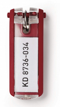 KALAM.KZ - Брелок для ключей, 6шт, красный Durable