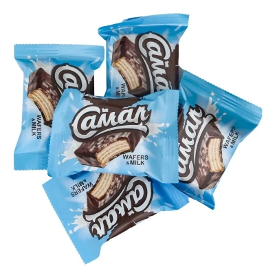 KALAM.KZ - Конфеты вафельные в шоколаде Самал  0,5кг х 5