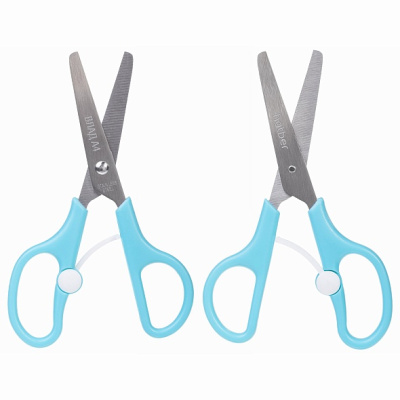 KALAM.KZ - Ножницы детские "Hatber", 13,5см, нержавеющая сталь, ассорти, серия "Влад А4", в блистере