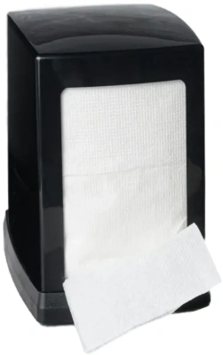 Диспенсер для салфеток настольных, черный Vialli