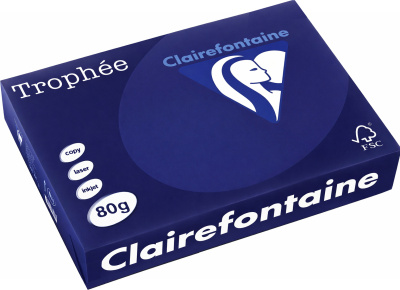 Бумага цветная "Trophee" А4, 80гр., 500л., dark blue (темно-синий)