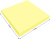 Бумага для заметок самоклеющаяся 75х75мм, 80л, неоновая желтая , Berlingo "Ultra Sticky"