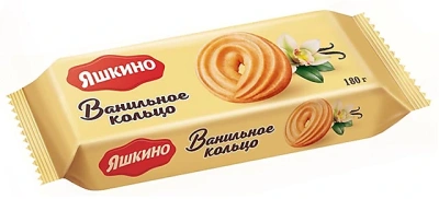 Печенье «Ванильное кольцо, 180 г. Яшкино