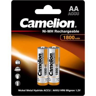Аккумулятор AA, 1800 mAh  (блистер 2шт) Camelion
