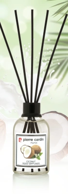 KALAM.KZ - Освежитель-Аромадиффузор 110мл, Pierre Cardin с эфирными маслами с палочками, "Кокос"