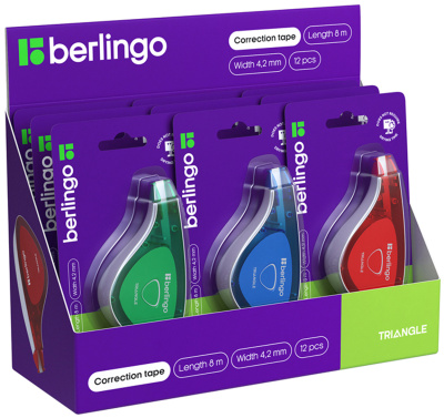 KALAM.KZ - Корректирующая лента 4,2мм, 8м "Triangle" Berlingo
