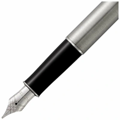 KALAM.KZ - Ручка перьевая Parker Sonnet Entry Point Stainless Steel CT, 0,8 мм F, черная 2146873