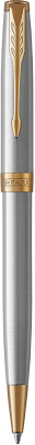 Ручка шариковая Parker Sonnet Stainless Steel GT, 1,0 мм M, черная 1931507