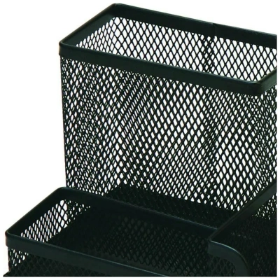 KALAM.KZ - Подставка для канц.принадлежностей, 3 отдела, 200x100мм, металл Foska