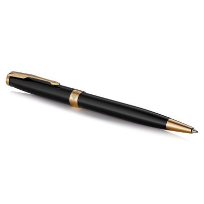 KALAM.KZ - Ручка шариковая Parker Sonnet Lacquer Deep Black GT 1,0 мм М, черная 1931497