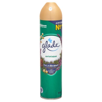 Освежитель воздуха 300мл, Glade "Антитабак"