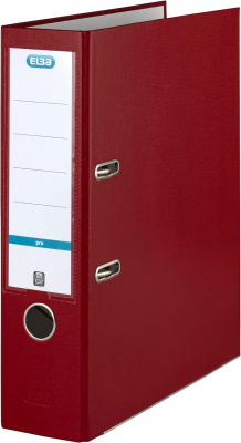 KALAM.KZ - Регистратор A4, 80мм, PVC/Paper, бордовый Hamelin