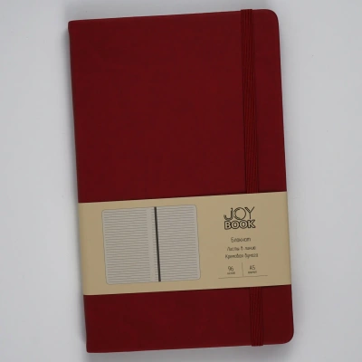 Книга для записей А5(135х213), 96л., обл. иск. кожа, пряное вино, Joy Book ЭКСМО