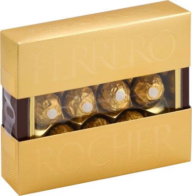 KALAM.KZ - Конфеты Ferrero Rosche 125гр.,10шт в коробке из молочного шоколада