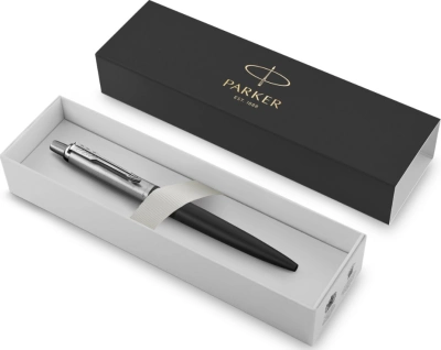 KALAM.KZ - Ручка шариковая Parker Jotter XL Black CT, 1 мм М, синяя 2068358