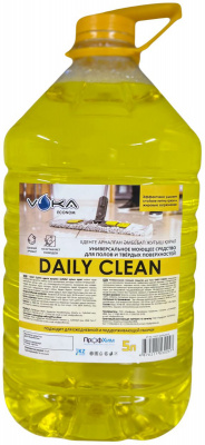 Средство моющее для пола и тв.поверхностей,5л. "DAILY CLEAN" Voka (ПЭТ)