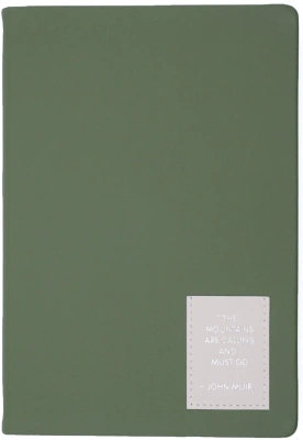 Ежедневник А5, недатированный, 152л., иск кожа, Nuances, эвкалипт, Эксмо