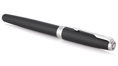 KALAM.KZ - Ручка роллерная Parker Sonnet Matte Black CT, 0,8 мм F, черная, 1931523