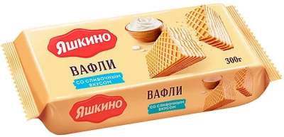 Вафли «Сливочные», 300 г Яшкино