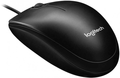 KALAM.KZ - Мышь Logitec, M100 Black 910-006652, проводная, черная