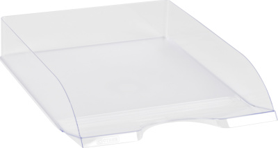 Лоток горизонтальный А4, прозрачный Стамм Дельта