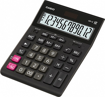 KALAM.KZ - Калькулятор 12 разрядов, 35 x 155 x 209мм, черный CASIO GR-12-W-EP