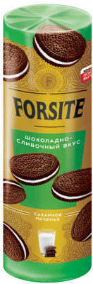 KALAM.KZ - Печенье-сэндвич с шоколадно-сливочным вкусом «Forsite», 220 г