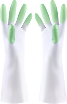 KALAM.KZ - Перчатки гелевые М с цветными наперстками 1 пара без уп.