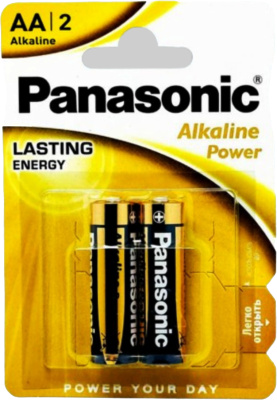 Батарейка AA, Alkaline щелочная Lasting Energy (блистер 2шт) Panasonic